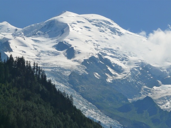 Montaña Dôme du Goûter en el macizo del Mont Blanc. Wikipedia