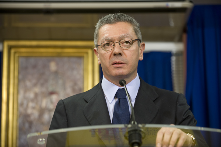 El ministro Gallardón, en una imagen de archivo. (Raul BOGAJO / ARGAZKI PRESS)