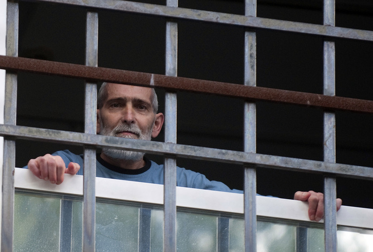 Uribetxebarria continúa preso en el Hospital Donostia, pese a que le ha sido concedida la libertad condicional. (Juan Carlos RUIZ / ARGAZKI PRESS)