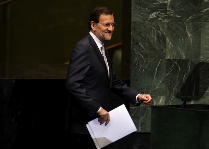 Mariano Rajoy encargará una auditoría para aclarar las cuentas en el PP. (Jeff ZELEVANSKY/AFP PHOTO)