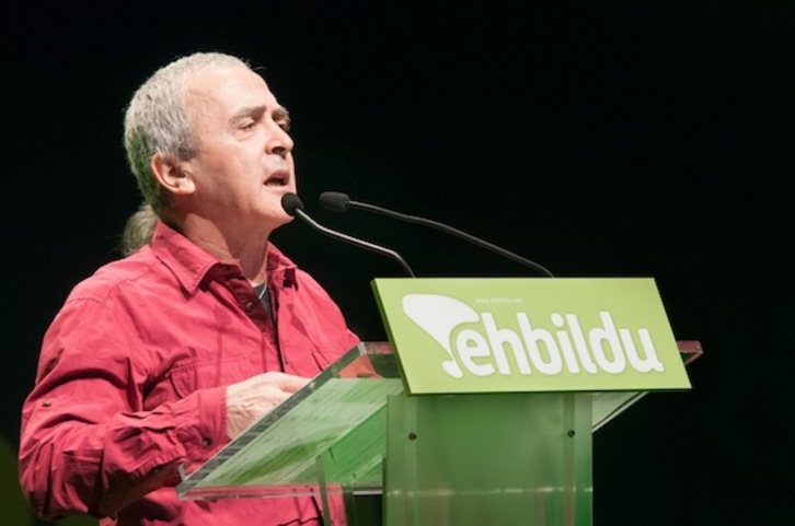 Sabino Cuadra, diputado de Amaiur. (Oiartso LOS ARCOS/ARGAZKI PRESS)