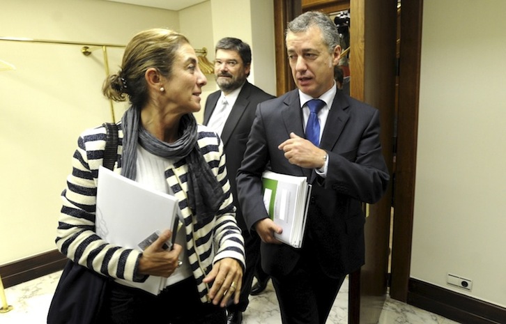 Cristina Uriarte e Iñigo Urkullu en una foto de archivo. (Juanan RUIZ / ARGAZKI PRESS)