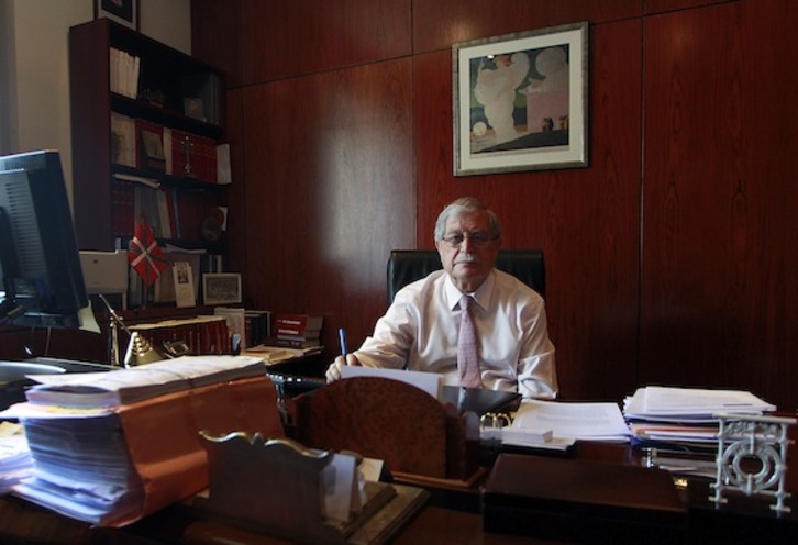 El magistrado del TS Joaquín Giménez ha sido uno de los ponentes. (J. DANAE/ARGAZKI PRESS)