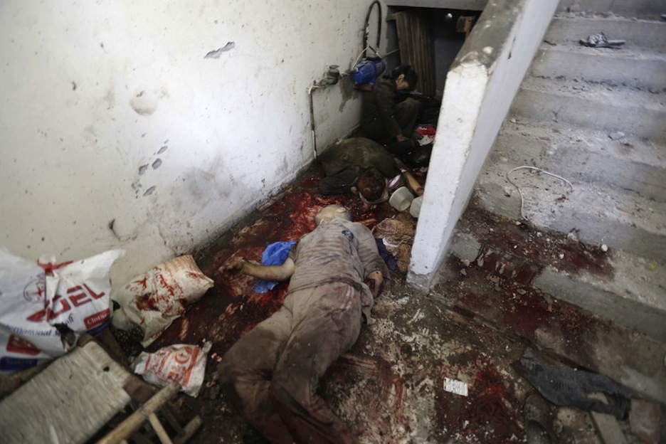 El número de fallecidos desde el comienzo de la ofensiva israelí supera ya el medio millar. (Mohammed ABED/AFP)
