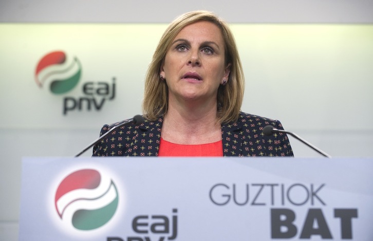 Itxaso Atutxa, presidenta del Bizkai Buru Batzar. (Marisol RAMÍREZ / ARGAZKI PRESS)