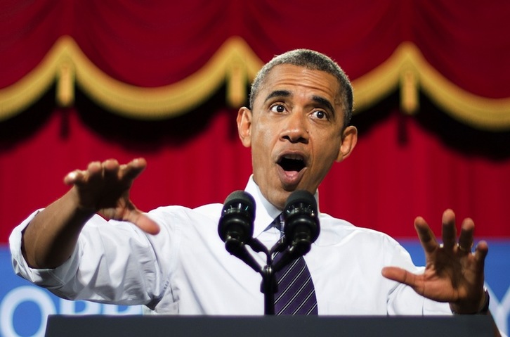 Obama ha respondido desde Kansas a la decisión de la Cámara de Representantes. (Jim WATSON/AFP)