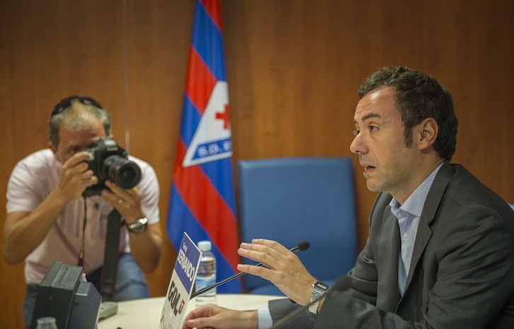 Alex Aranzabal, presidente del Eibar. (Andoni CANELLADA / ARGAZKI PRESS)