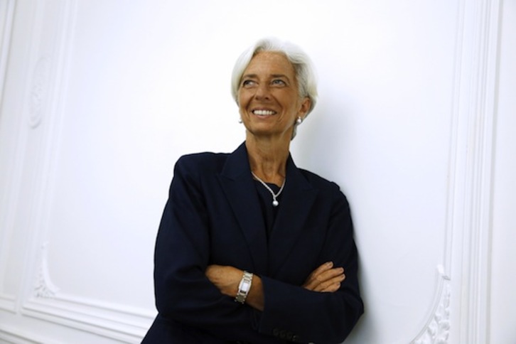 La directora gerente del FMI, Christine Lagarde. (Thomas SAMSON/AFP PHOTO)