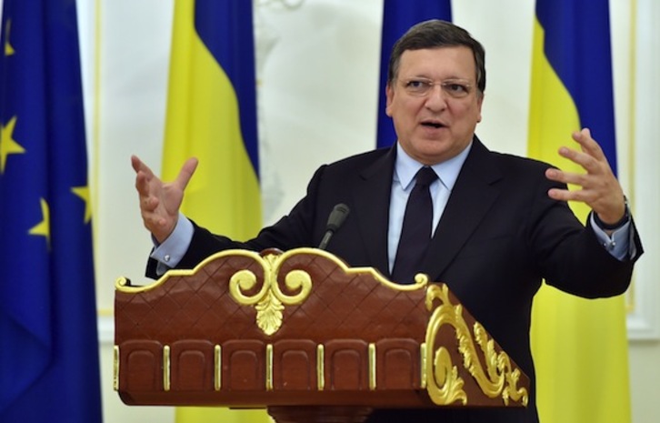 El presidente saliente de la CE, José Manuel Durao Barroso. (Sergei SUPINSKY/AFP PHOTO)