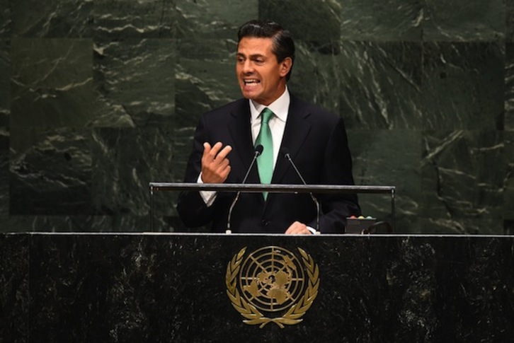 El presidente de México, Enrique Peña Nieto. (Jewel SAMAD/AFP PHOTO)