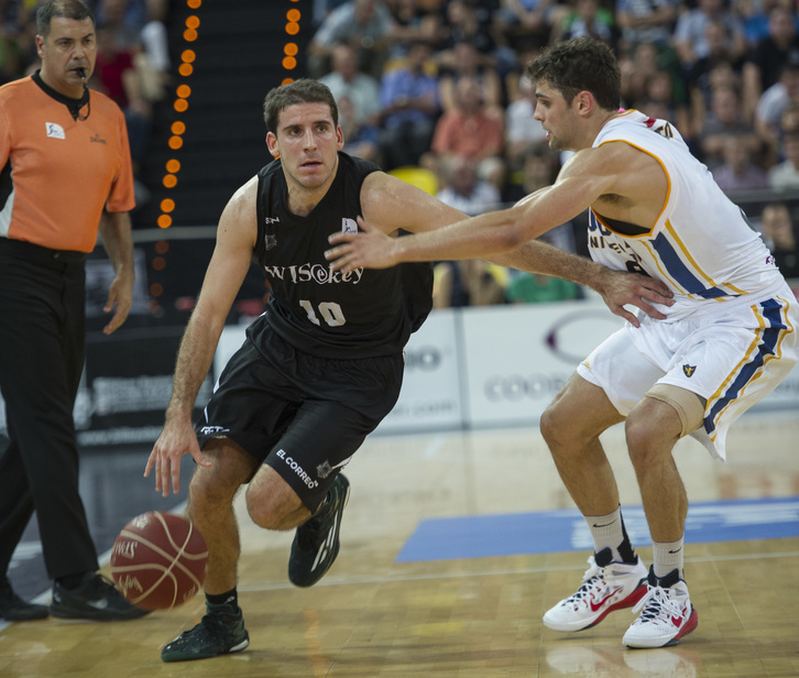 Colom ha sido el mejor jugador del Bilbao Basket. (Monika DEL VALLE / ARGAZKI PRESS9
