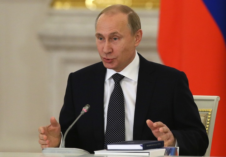Vladimir Putin durante una comparecencia anterior. (Sergei ILNITSKY / ARGAZKI PRESS)