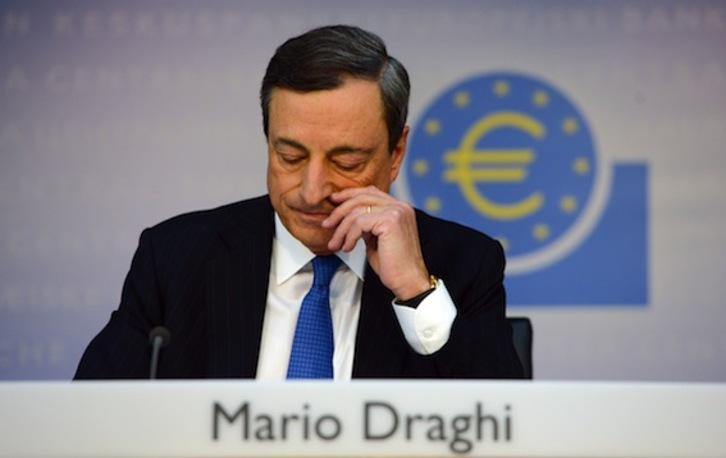 El presidente del BCE, Mario Draghi, en una imagen de archivo. (Arne DEDERT/AFP PHOTO)