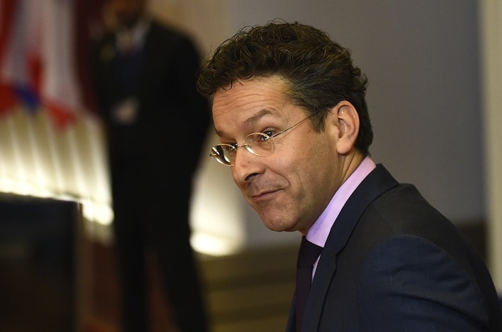 Jeroen Dijsselbloem, presidente del Eurogrupo. (Emmanuel DUNAND / AFP)