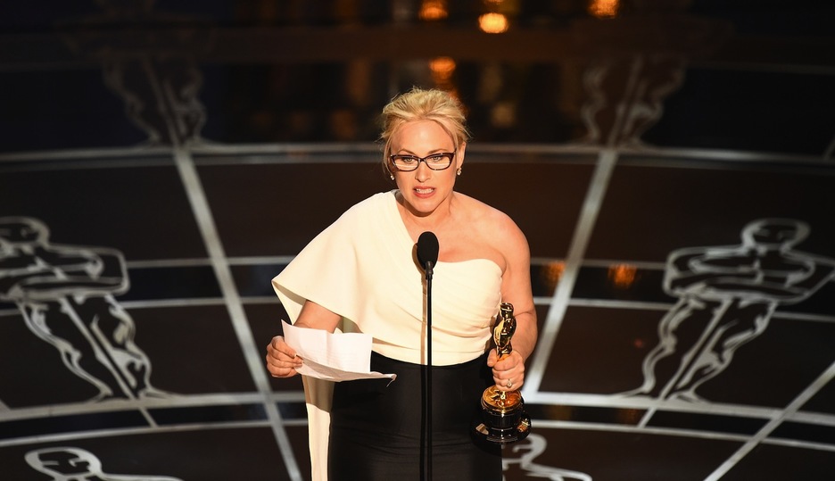 Patricia Arquette, mejor actriz secundaria, ha reivindicado la igualdad de las mujeres. (Robyn BECK / AFP) 