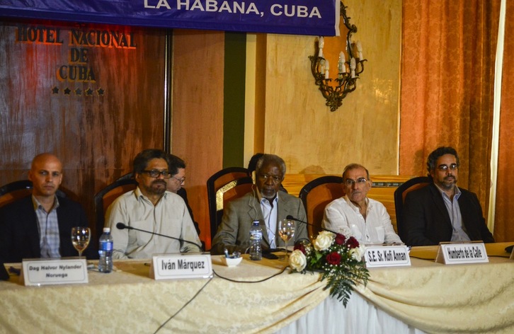 Kofi Annan, en el Hotel Nacional de La Habana. (Francisco JARA / AFP)