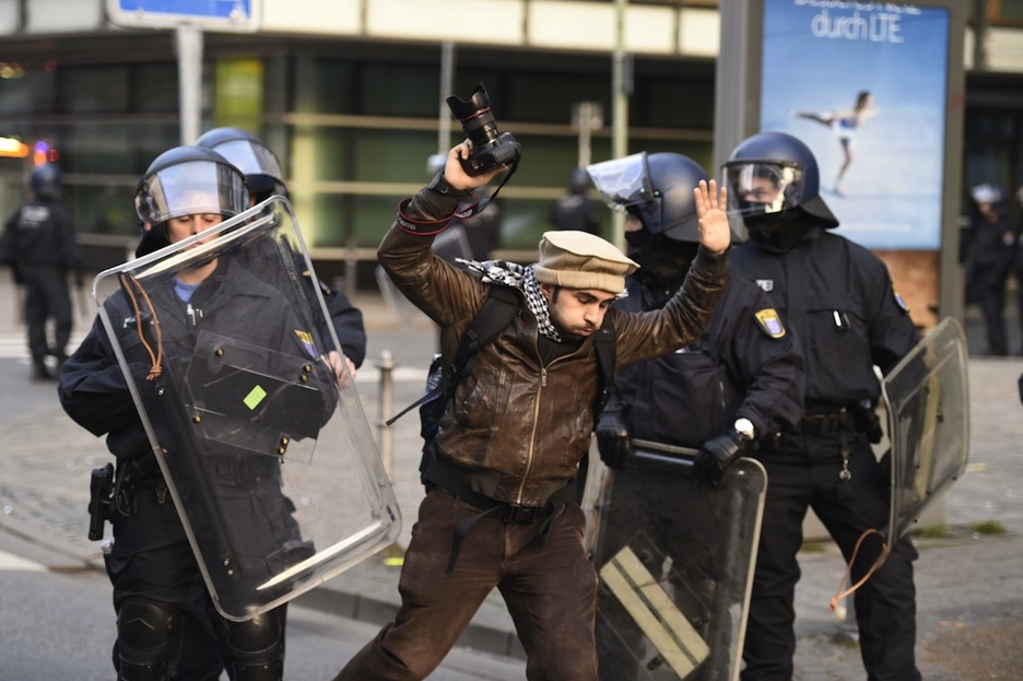 Las protestas están siendo noticia en Europa. (Odd ANDERSEN / AFP)