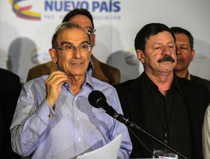 Humberto de la Calle, en una comparecencia anterior. (Yamil LAGE / AFP)