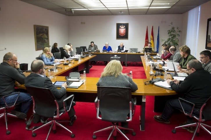 Comisión parlamentaria en torno a la deuda de Osasuna. (Iñigo URIZ / ARGAZKI PRESS)