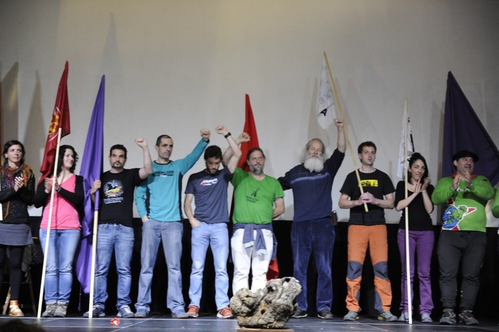 Acto de Askapena en Zarautz. (ARGAZKI PRESS)