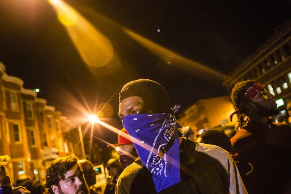 Toque de queda en Baltimore. (Andrew BURTON / AFP)