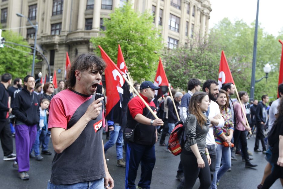 CNT ere kalera atera da. (ARGAZKI PRESS) CNT ere kalera atera da. (ARGAZKI PRESS)