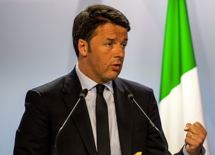 El primer ministro italiano, Matteo Renzi. (Philippe HUGUEN/AFP PHOTO)