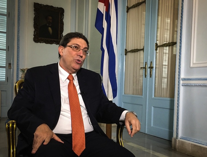Bruno Rodríguez, ministro cubano de Exteriores. (Adalberto ROQUE / AFP)