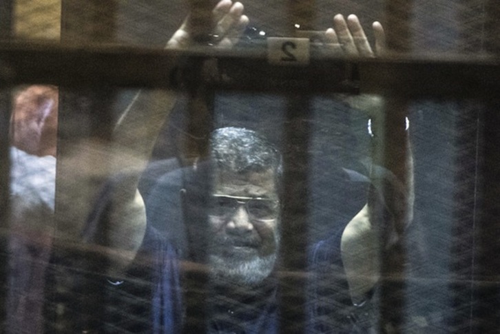 El expresidente egipcio Mohamed Morsi. (Khaled DESOUKI/AFP PHOTO)