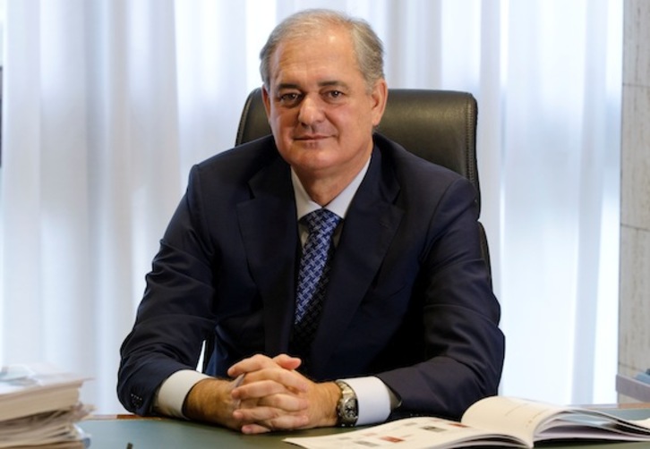 Francisco Javier García Lurueña, consejero delegado de Kutxabank. (NAIZ)