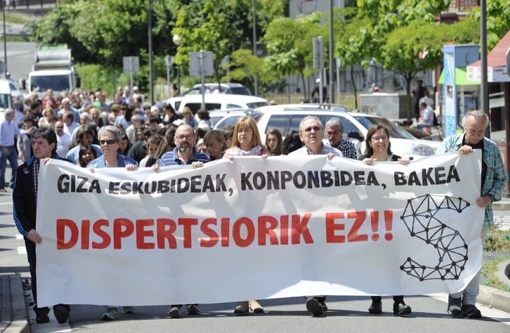 Manifestación en Lezo. (Andoni CANELLADA / ARGAZKI PRESS)