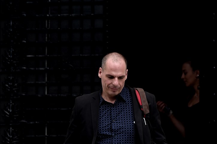Varoufakis, ministro de Finanzas. (Aris MESSINIS / AFP)
