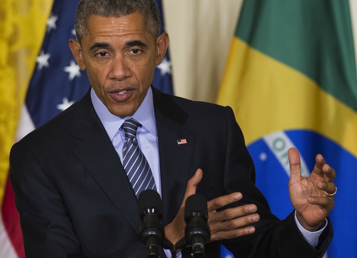 Obama, en una comparecencia anterior. (Saul LOEB / AFP)