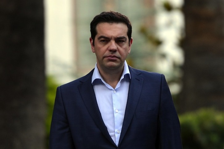 El primer ministro griego, Alexis Tsipras. (Louisa GOULIAMAKI/AFP PHOTO)