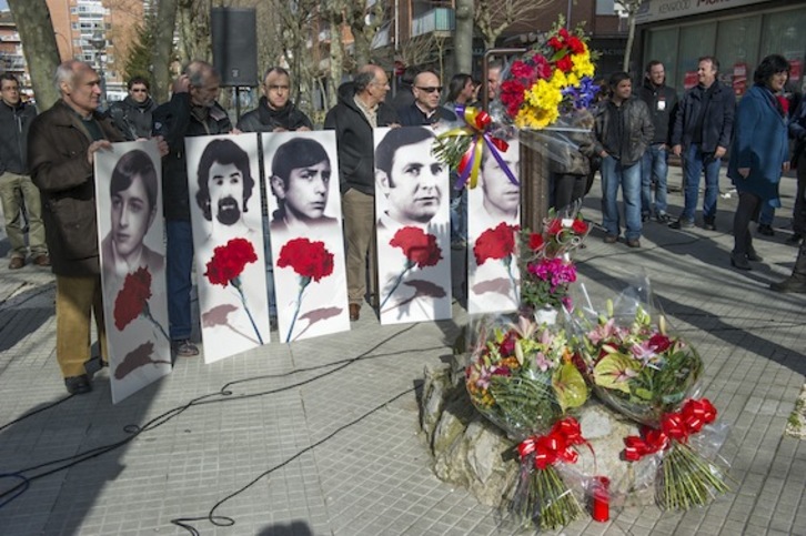 Acto en recuerdo a las víctimas del 3 de Marzo, en una imagen de archivo. (Juanan RUIZ/ARGAZKI PRESS)