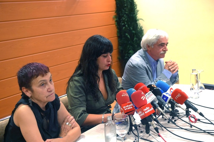 Comparecencia por una candidatura unitaria en Hego Euskal Herria. (ARGAZKI PRESS)