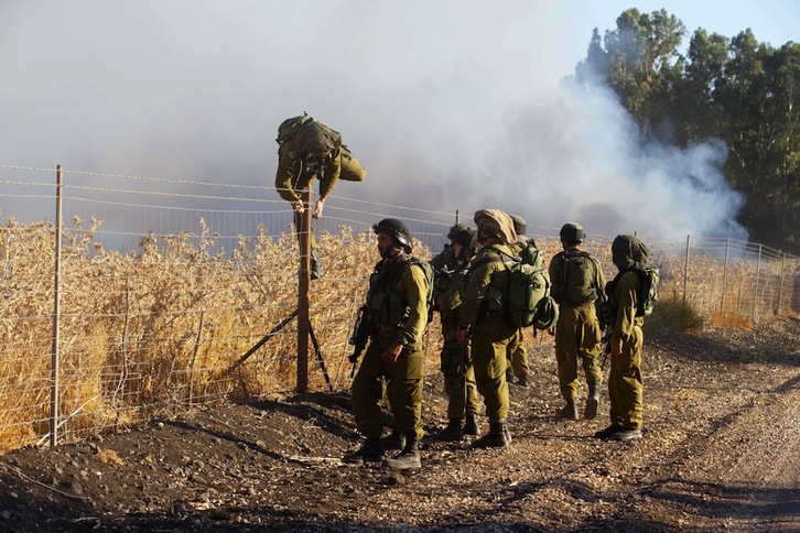 Soldados israelís en los Altos del Golan. (AFP)