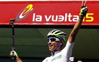 Algo sabía Chaves al inicio de la sexta etapa. (José JORDAN / AFP)