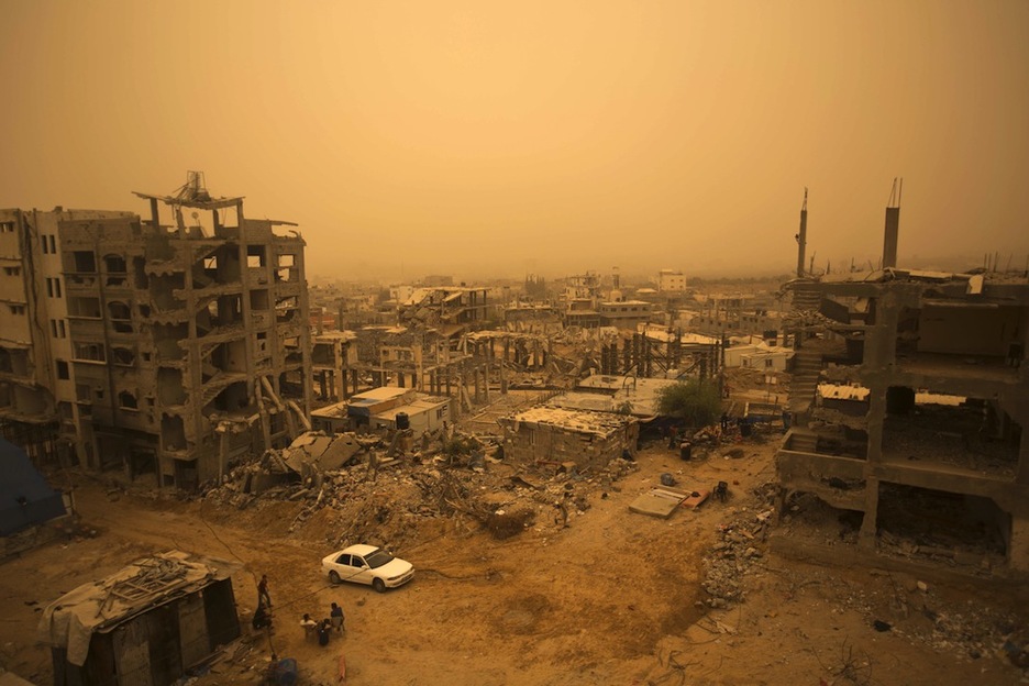 Panorámica de la ciudad de Gaza. (Mohammed ABED/AFP) 