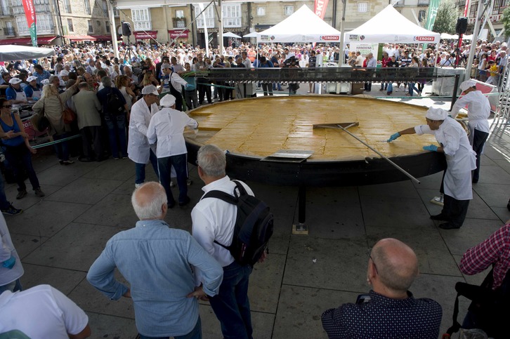 La polémica tortilla de patatas. Raul BOGAJO/ARGAZKI PRESS