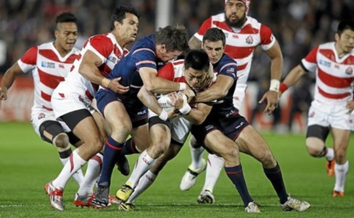 La primera fase del Mundial de Rugby ha finalizado. (AFP)