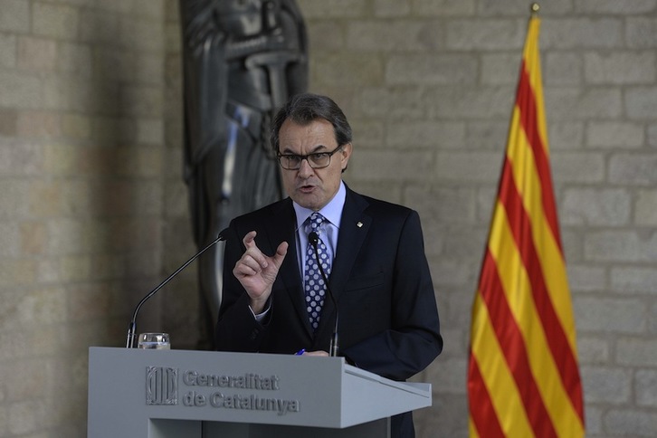 Artur Mas, president en funciones de la Generalitat. (Josep LAGO/AFP PHOTO)