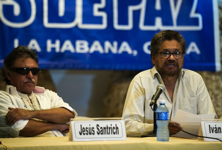 Iván Márquez, el sábado pasado en La Habana. (Yamil LAGE/AFP)