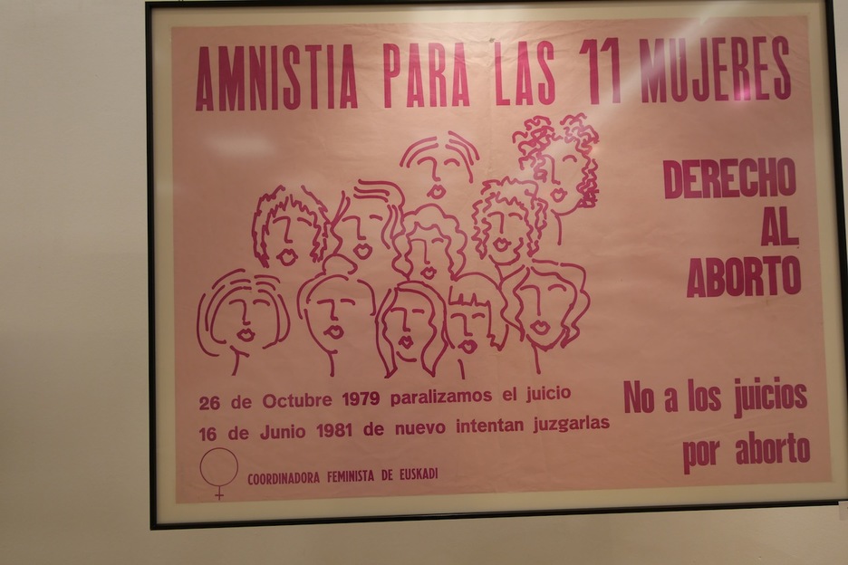 Cartel de la Coordinadora Feminista a favor del aborto. (Gotzon ARANBURU)