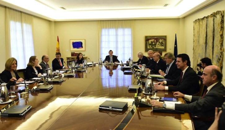 El Gobierno español ha sido quien ha solicitado la suspensión de la declaración soberanista. (Gerard JULIEN / AFP)
