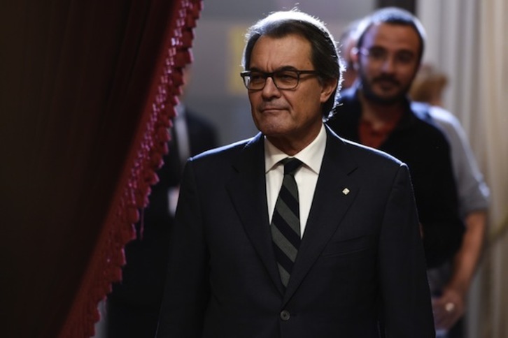 Artur Mas, president en funciones de la Generalitat. (Josep LAGO/AFP PHOTO) 