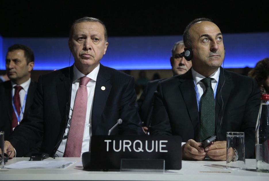 En París también está el presidente truco Recep Tayyip Erdogan, uno de los protagonistas de la política internacional en las últimas semanas. (Jacques DEMARTHON / AFP)