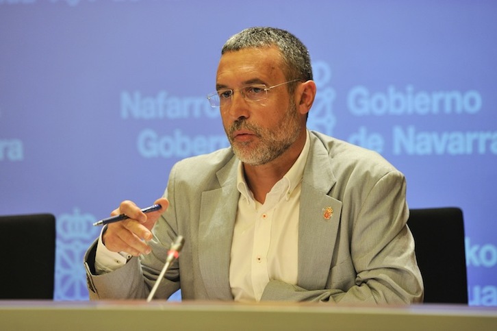 El vicepresidente navarro de Derechos Sociales, Miguel Laparra. (Idoia ZABALETA / ARGAZKI PRESS)