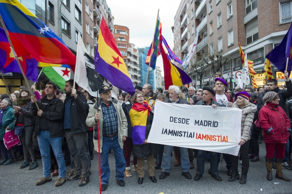 Solidaridad desde Madrid. (ARGAZKI PRESS)