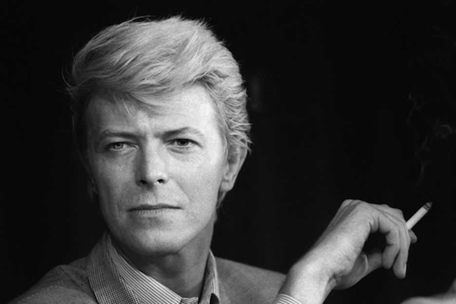 Retrato de Bowie en 1983, durante el Festival de Cannes. (Ralph GATTI/AFP)